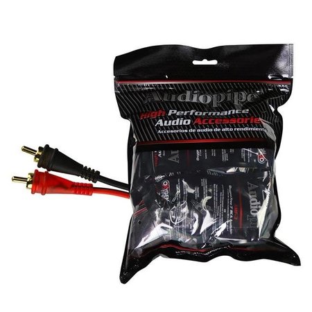AUDIOPIPE Audiopipe AMF3 3 ft. Oxygen Free RCA Cable Per Bag - 10 Piece AMF3